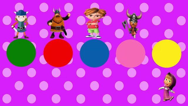 Vikingler Patron Bebek Maşa Çocuklarınıza Renkleri Öğretiyor _ Çocuk Renk Öğrenme Videosu , Çizgi film animasyon türkçe film izle 2018