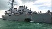 Sailors missing after US destroyer collides with oil tanker