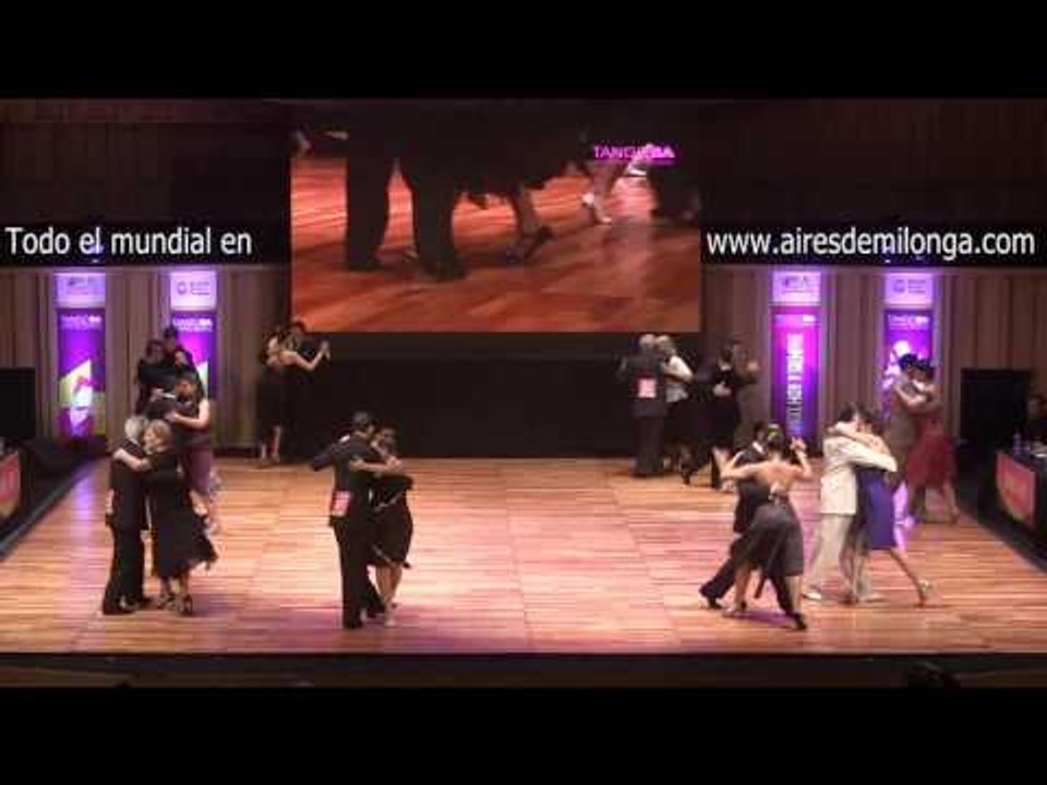 Mundial de Tango 2016, Semifinal pista  Ronda  4