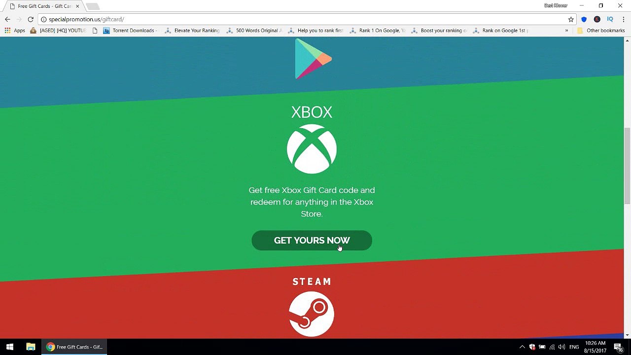 How To Get Free Xbox Gift Cards Free Xbox Gift Card Codes Free
