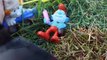 The Mcdonalds Smurfs 2 Toys defeat Gargamel and the Evil Smurfs!