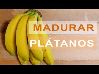 Cómo hacer madurar los plátanos | TRUCO DE COCINA