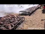 Gran asado en el Festival de la Carne 2016, Canelones, Uruguay