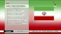 Parlamento iraní vota a los nuevos ministros