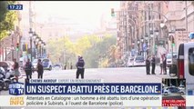 Attentat en Espagne: un homme abattu portant ce qui ressemble à une ceinture d'explosifs