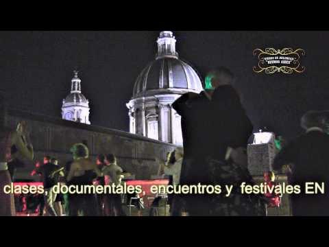 Sicilia Catania Milongueando en la cupula en Milonga del Museo Diocesano Tango en Italia