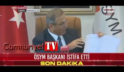ÖSYM Başkanı Ömer Demir istifa etti