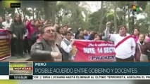 Discutirán maestros peruanos propuesta del gobierno