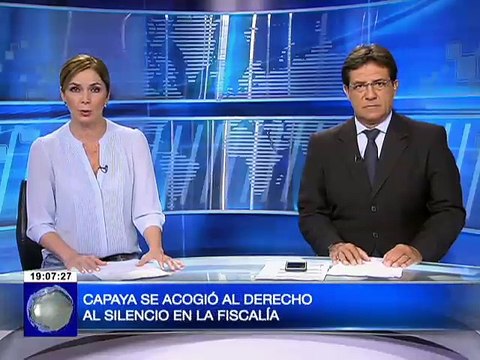 CAPAYA se acogió al Derecho al Silencio en la Fiscalía