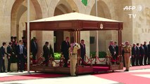 الرئيس التركي رجب طيب أردوغان في العاصمة الأردنية عمان