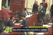 Keiko Fujimori ofrece facultades legislativas al Gobierno para solucionar la huelga docente