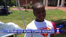 9-Year-Old Running Coffee Shop Says He’ll Take Over Starbucks