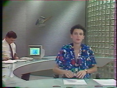 Antenne 2 - 25 Septembre 1987 - Fin JT Nuit, générique Ciné-Club