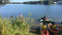 Kayak et paddle à l'étang du Bois Joalland