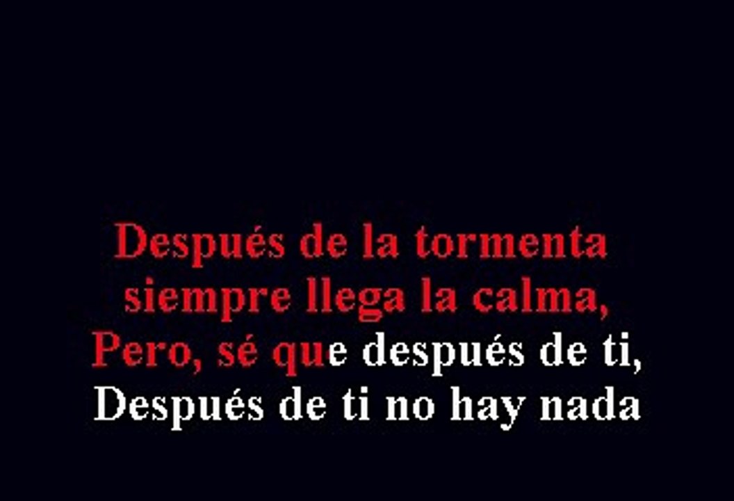 CORAZON PARTIO - ALEJANDRO SANZ (KARAOKE)