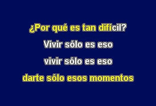 CUANDO NADIE ME VE - ALEJANDRO SANZ (KARAOKE)