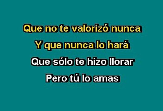 Don Omar - Pobre diabla (Karaoke)