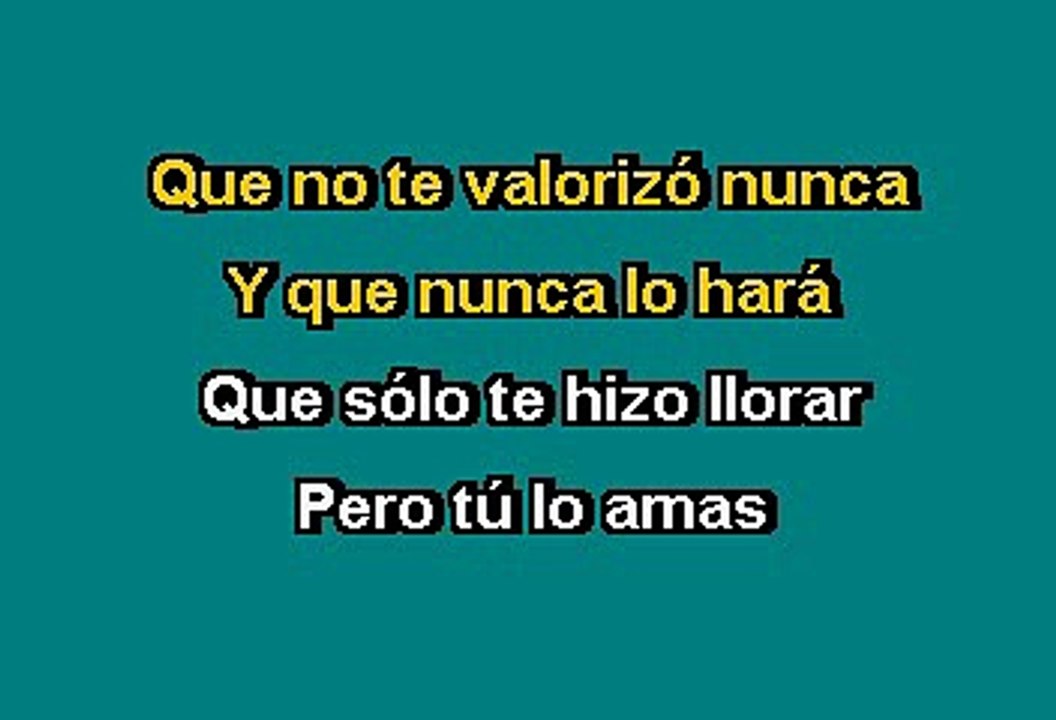 Don Omar - Pobre diabla (Karaoke)