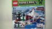 Minecraft LEGO The SNOW HIDEOUT Golem Set 2017 Building Toy 21120 Unboxing Review Puppet S