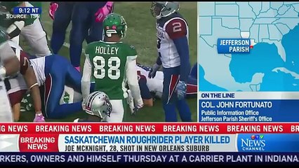 Saskatchewan Roughrider Joe McKnight killed in Louisiana shooting