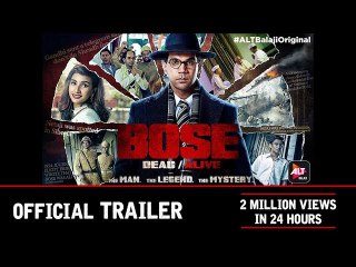 BOSE DEAD / ALIVE Full HD Official Trailer 2017 - Rajkummar Rao, Patralekhaa Paul, Edward Sonnenblick