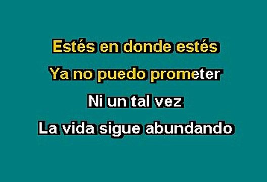 HA-ASH - Estes en donde estes (Karaoke)
