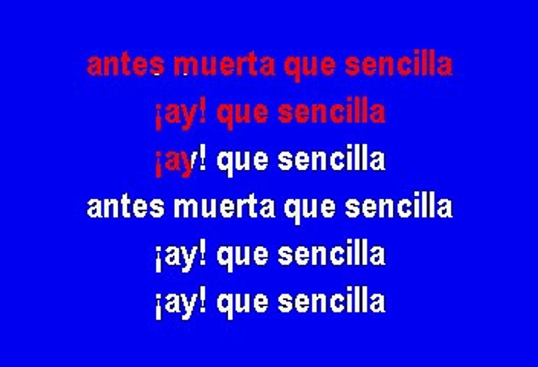 Los Horoscopos De Durango - Antes Muerta Que Sencilla (Karaoke)