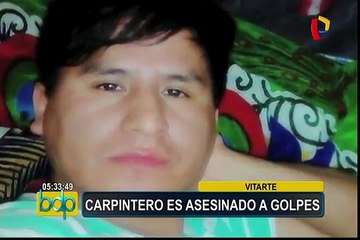 Vitarte: Matan a golpes a carpintero y se llevan objetos de valor