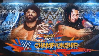 Jinder Mahal Vs Shinsuke Nakamura WWE World Heavyweight Championship - WWE Summerslam 20 August 2017