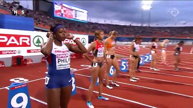 Dafne Schippers 10.90 Winner Womens 100m Final European Athletics Championships Amsterdam