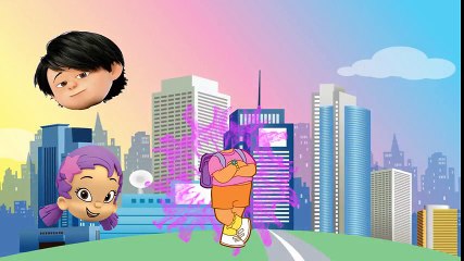 Wrong Head PJ Mask, Dora Kids, Despicable Me 3, Molly Bubble Gumpies Finger Family Songs Learn Color