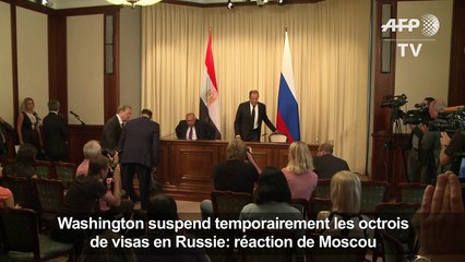 Washington suspend temporairement les octrois de visas en Russie