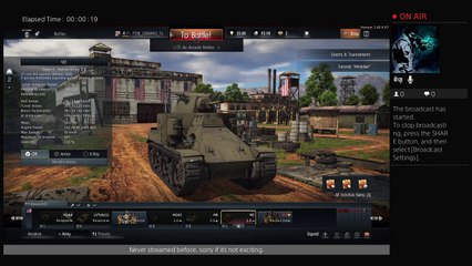 War thunder(First stream)