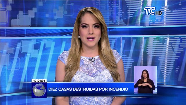 Más de 40 personas afectadas por el incendio registrado en Machala, provincia de El Oro