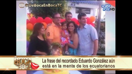 La frase del recordado Eduardo González aún está en la mente de los ecuatorianos