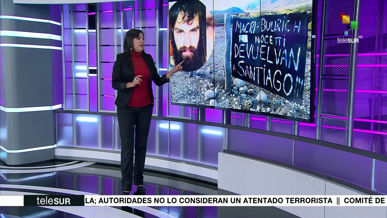 En redes sociales exigen aparición de Santiago Maldonado