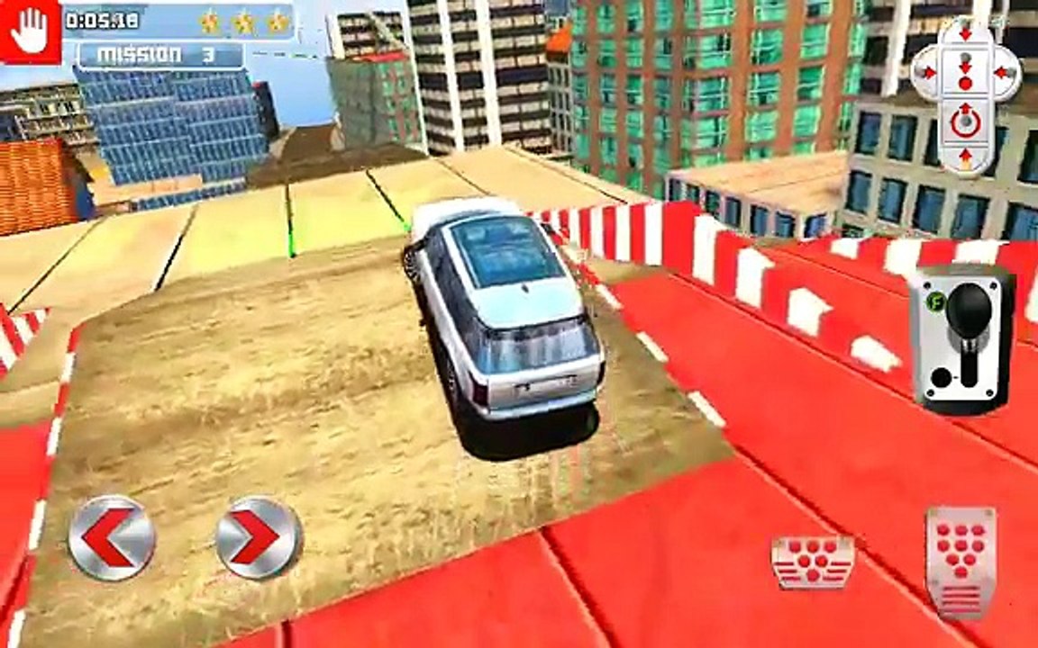 Androide coche jugabilidad Juegos salto estacionamiento techo E03 hd