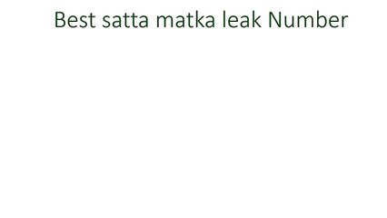 Live Satta Matka King, Gali Game Results Market Tips