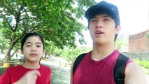 EPIC RACE TO THE SWIMMING POOL!! | Ranz and Niana
