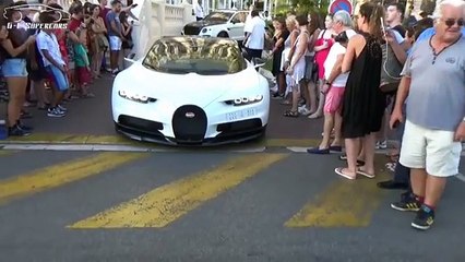Il frôle le pare-chocs de sa bugatti chiron ! Aie ^^