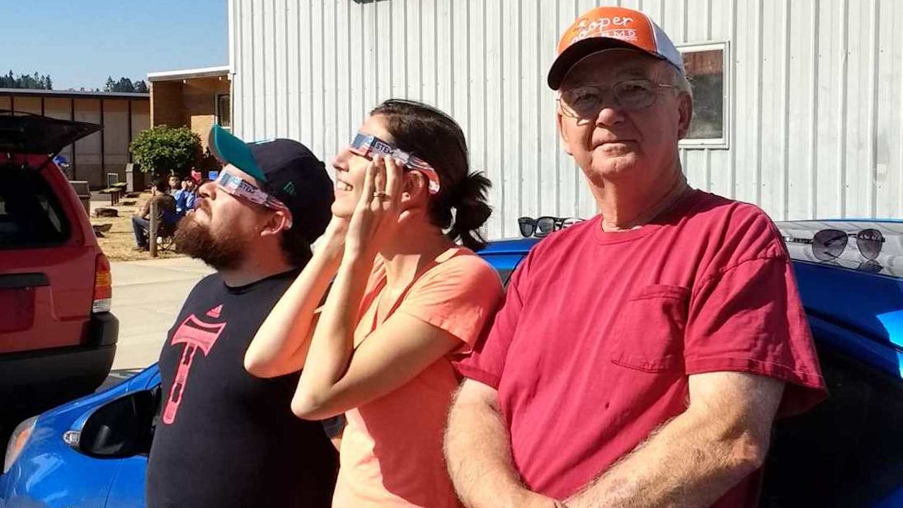 This man was partially blinded by an eclipse in 1963. That didn’t keep him home in 2017.