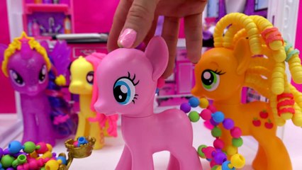 Cidre fort la mignonne cheveux petit mon poney jouet vidéo Mlp twisty-do curling style playset cookiesw