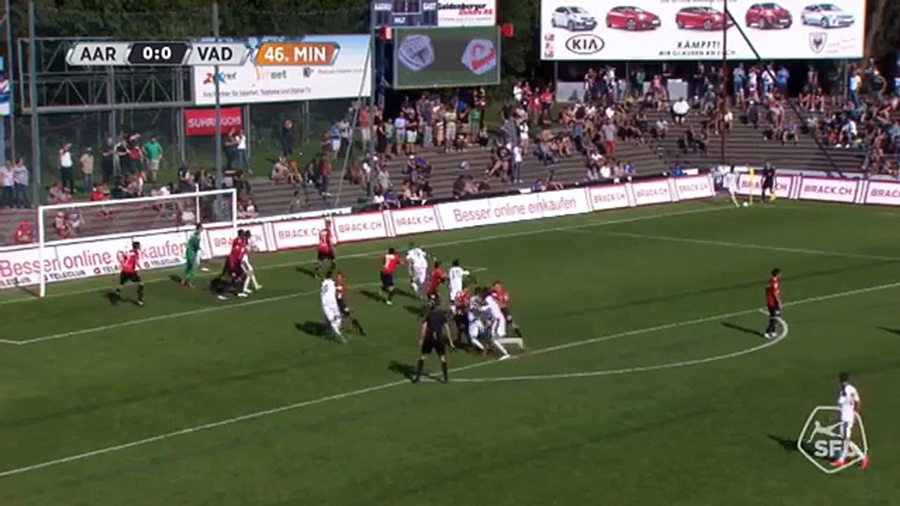 Aarau 0:1 Vaduz (Swiss Challenge League 20 August 2017)