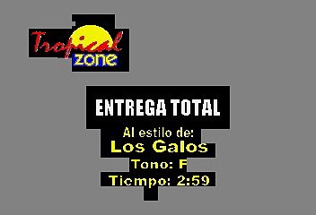 Entrega Total - Los Galos (Karaoke)