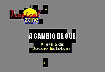 Acambio de que - Jossie Esteban (Karaoke)