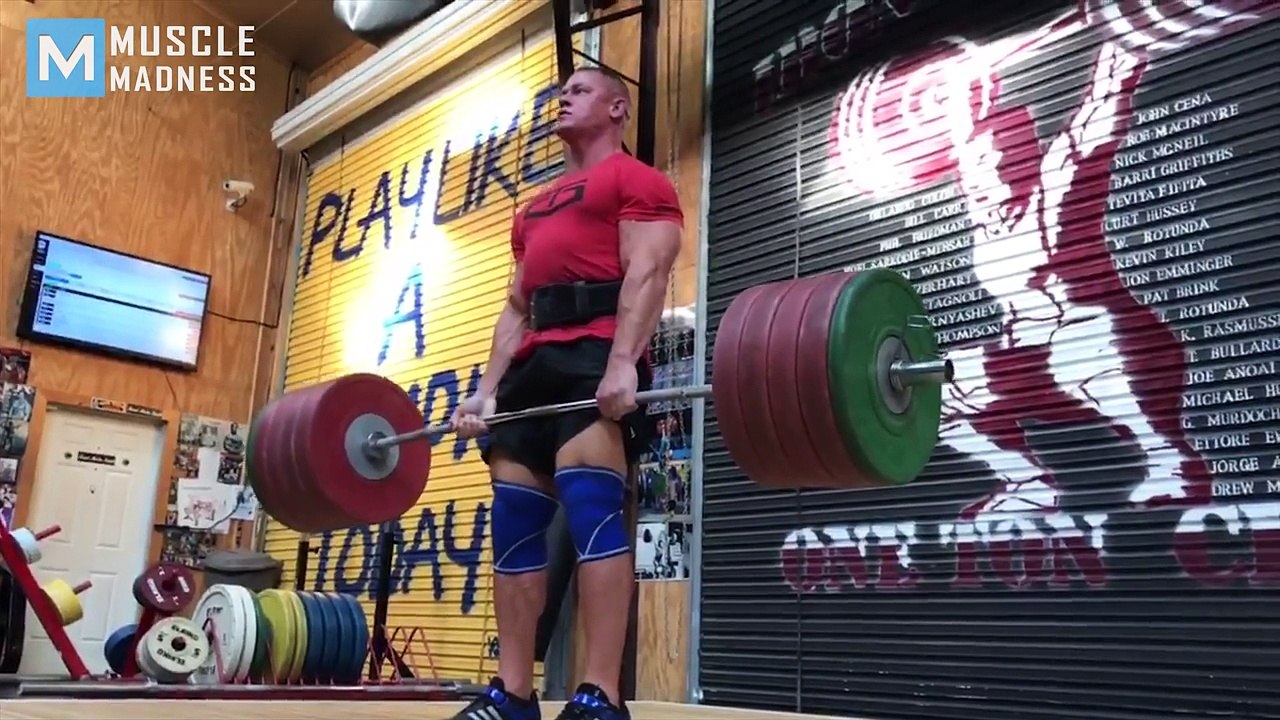 John Cena Strength Workout for WWE | Muscle Madness