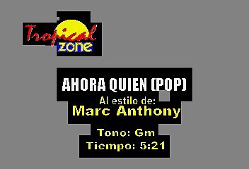 Ahora Quien (Pop) - Marc Anthony (Karaoke)