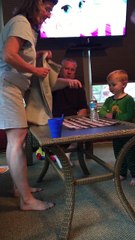 Water Bottle Trick Fail