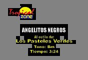 Angelitos Negros - Los Pasteles Verdes (Karaoke)