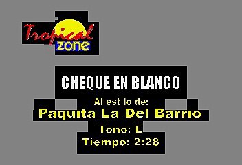 Cheque En Blanco - Paquita La Del Barrio (Karaoke)